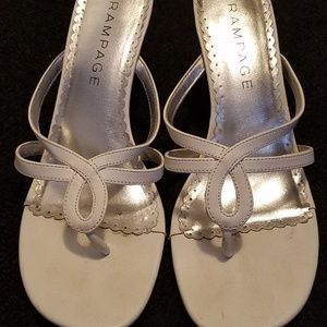 WHITE SANDALS